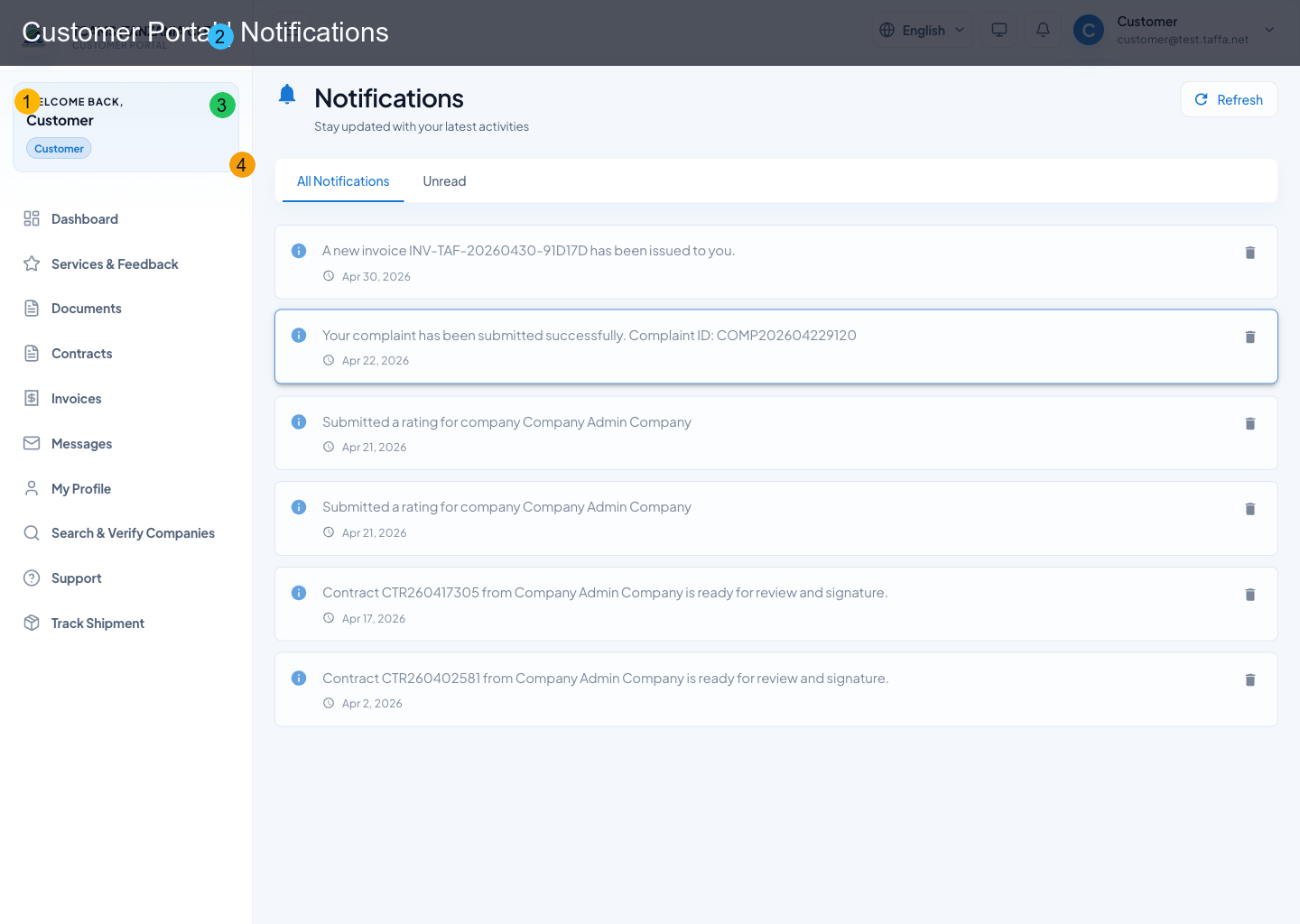 Notifications